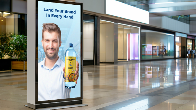 Transform Drinking Water Bottles into Brand Advertisements